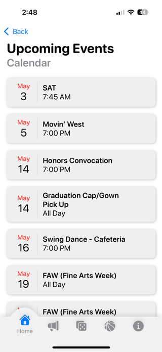 West High School Screenshot 2 of 3