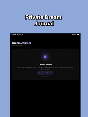 Lucid Dreaming - Dream Control iPad screenshot