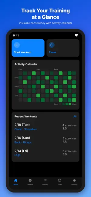 Logift - Workout Tracker screenshot 1