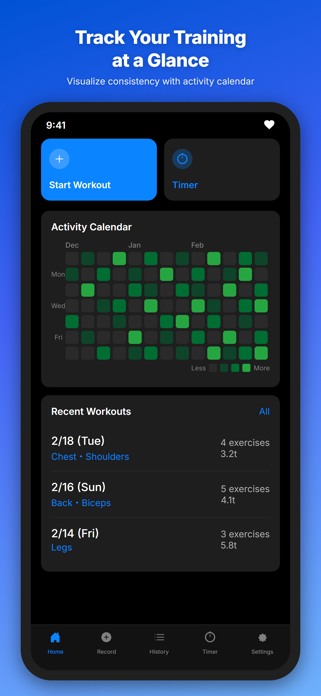 Logift - Workout Tracker Screenshot 1 of 6