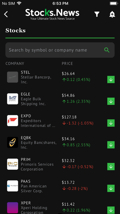 Stocks.News Screenshot
