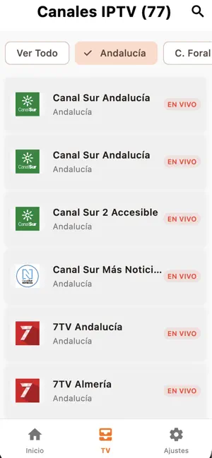 Siroco TV: Reproductor IPTV screenshot 1
