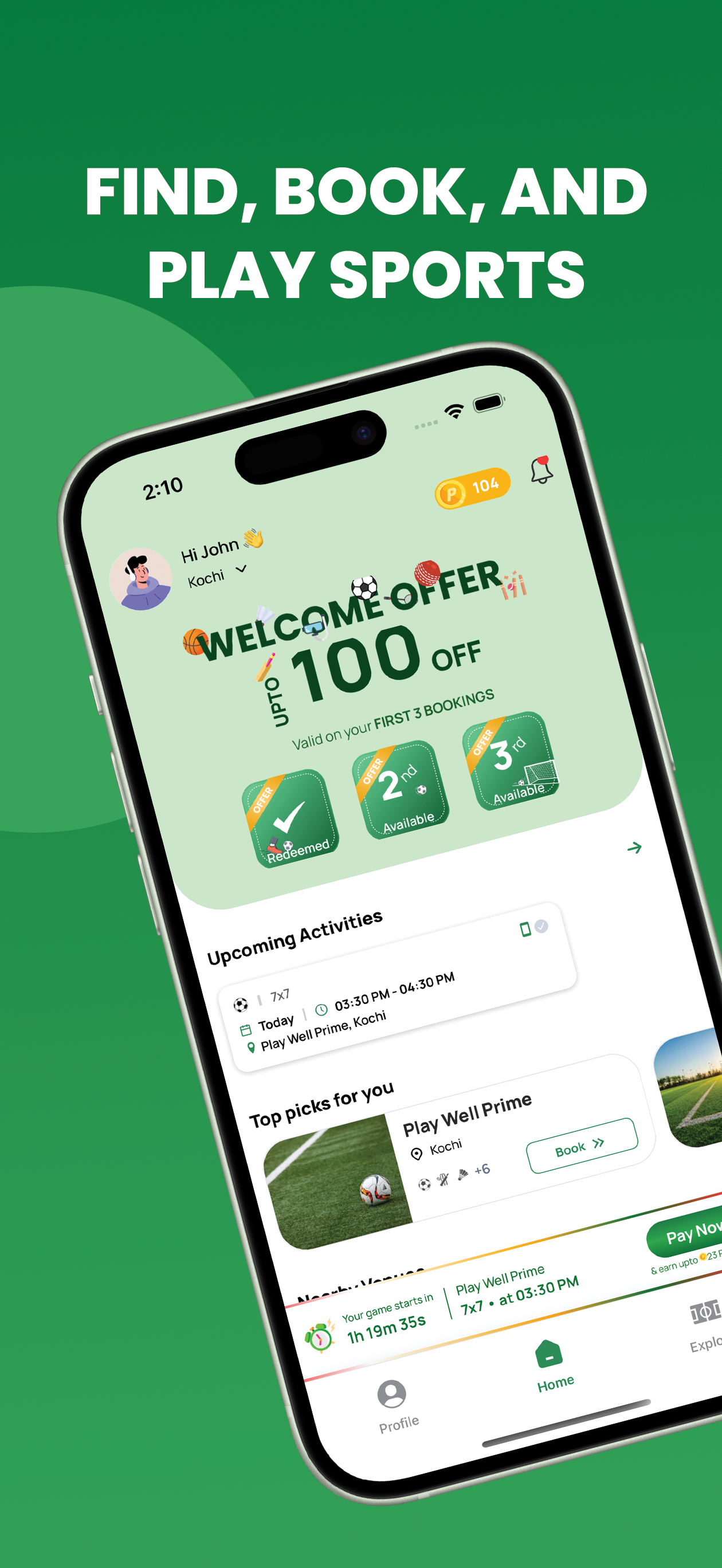 Playspots- Sports facilities