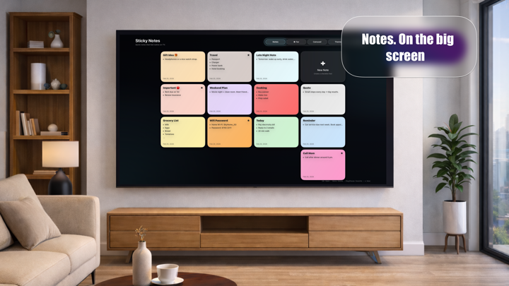 Sticky Notes TV – Simple Notes screenshot