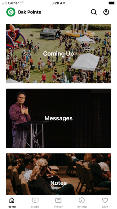 The Oak Pointe Church App Screenshot