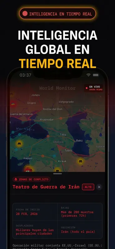 World Monitor Alertas ao Vivo screenshot 5 of 6