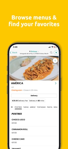 Green Delivery Ibiza - Order screenshot