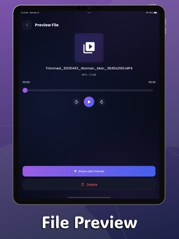 Audio Extractor AI iPad screenshot