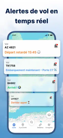 Capture d'écran de FlightSky : Suivi Vols sur iPhone 4