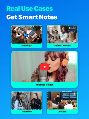NoteFlow: AI Meeting Notes iPad screenshot