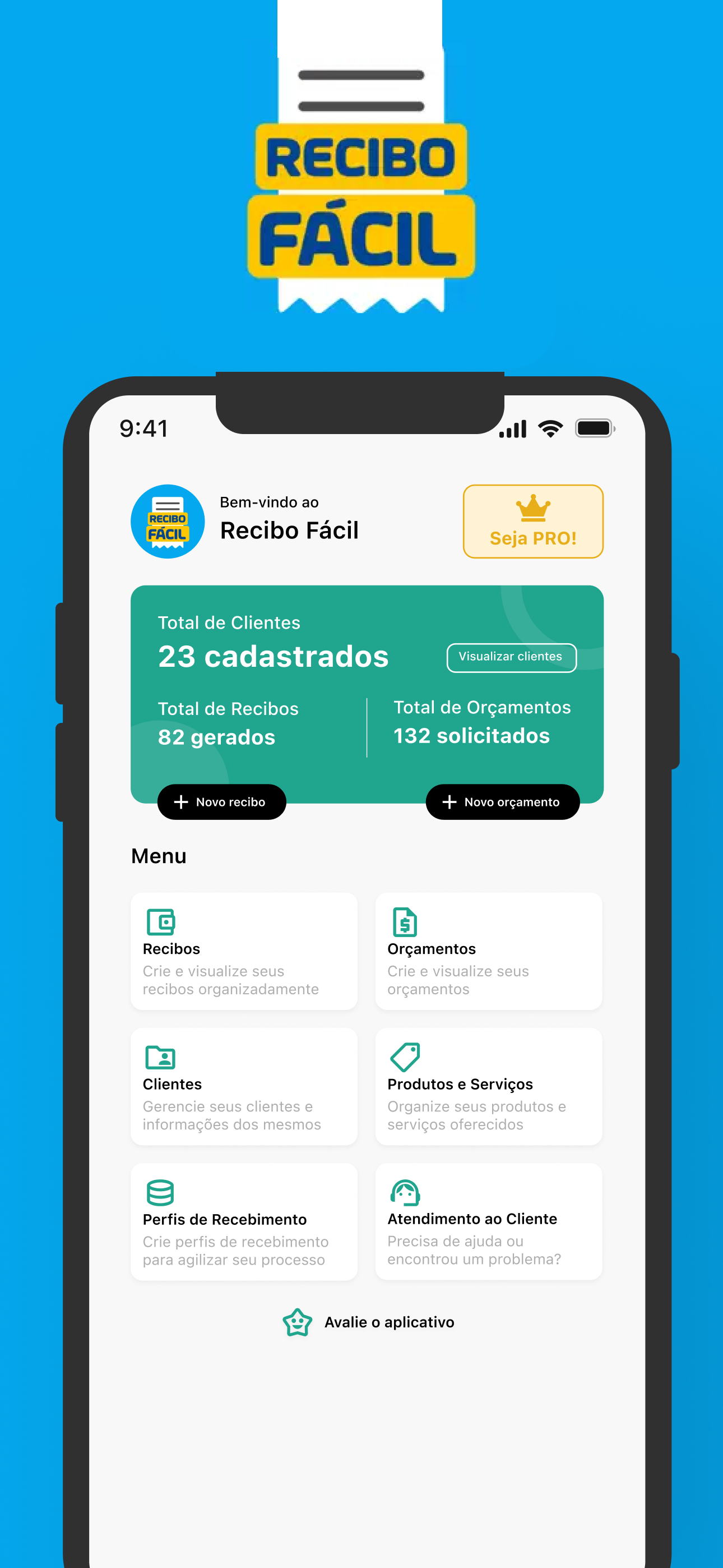 Recibo de Pagamento Orçamento