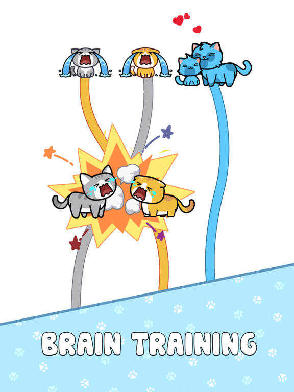 Cat Rush: Draw Puzzle Game iPad screenshot 5 - Games app