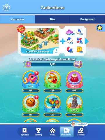 Beauty Tiles: Story & Makeover iPad screenshot