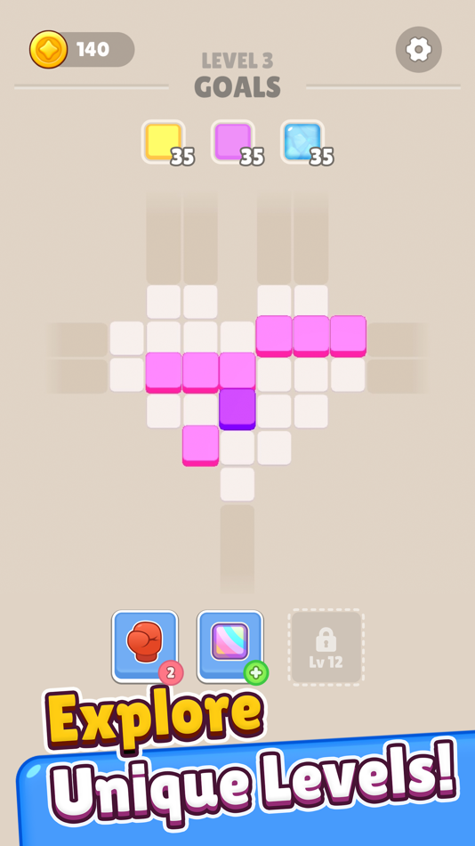 #3. Pop Blocks 3D! (iOS) 来自: RUBY OYUN VE YAZILIM DANISMANLIK SANAYI TICARET ANONIM SIRKETI