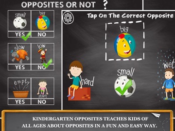 Learn Opposites Games iPad screenshot