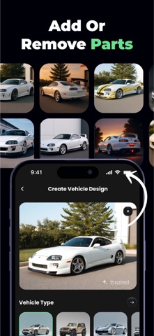 Car Design: AI Customize Car iPhone screenshot
