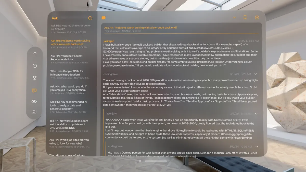 Hxr News screenshot 2