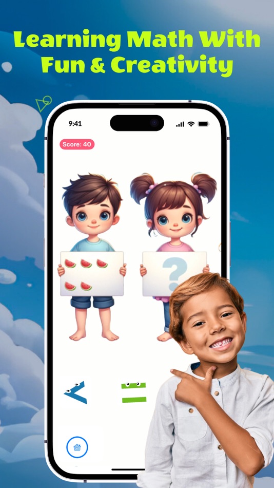 #5. Mental Math Learning Games App (iOS) Podle: D App Online Ltd