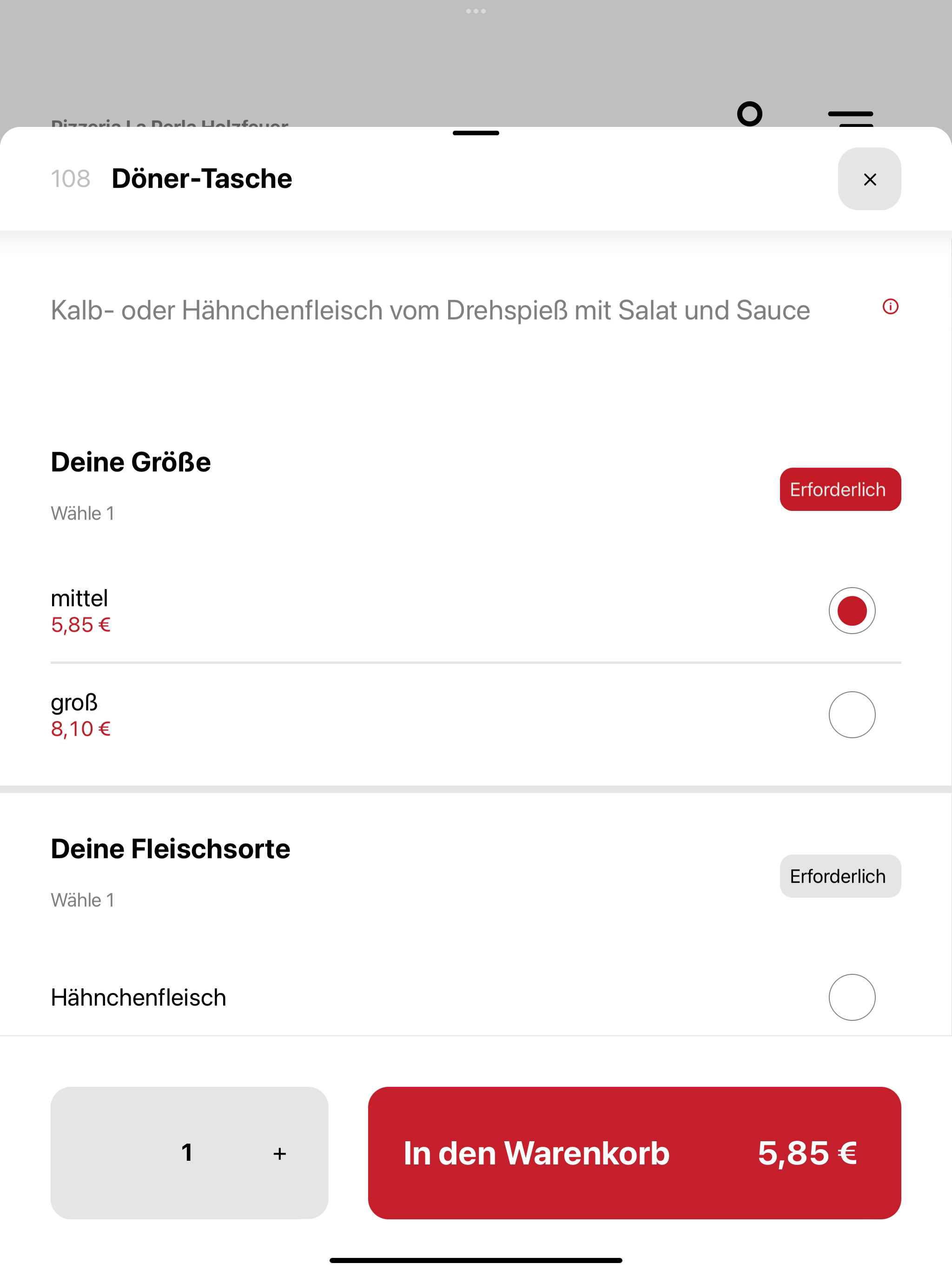 Pizzeria La Perla Holzfeuer screenshot 8