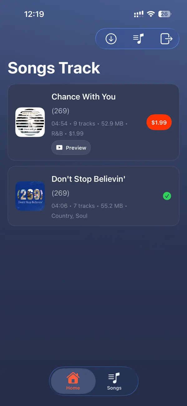 Screenshot #2 pour MuteSolo Go: Stem Player Mixer