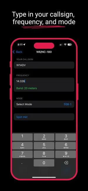 Offline Spotter for POTA/SOTA screenshot 2