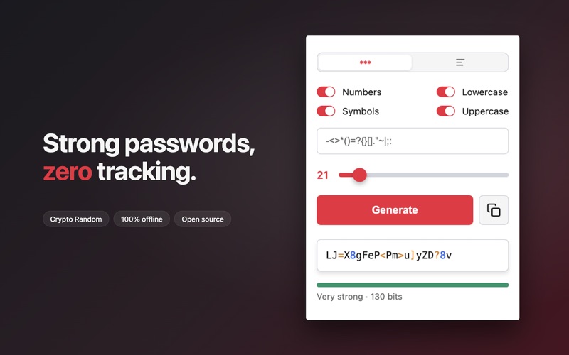 PassDuck - Password Generator screenshot