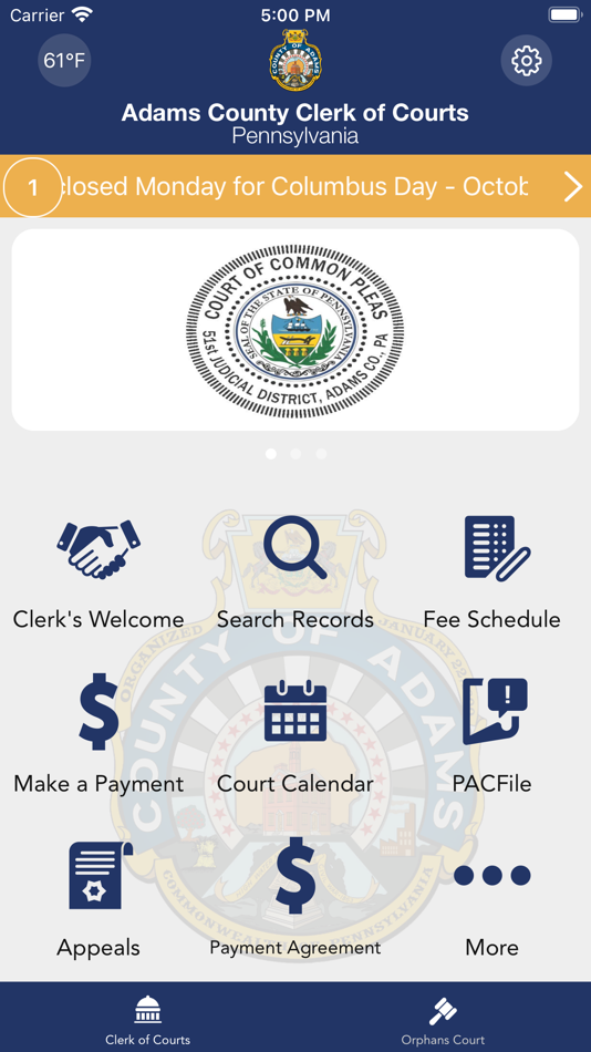 #1. Adams County Clerk of Courts (iOS) 由: Adams County Clerk of Courts