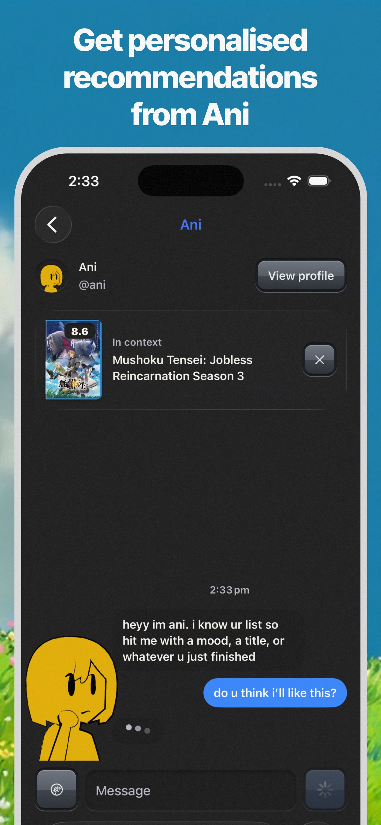 Screenshot 3 of Anicue: Social Anime Tracker