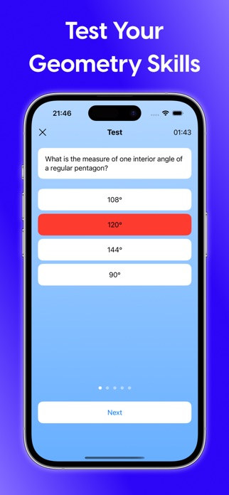 Angles Practice Screenshot 3 of 4