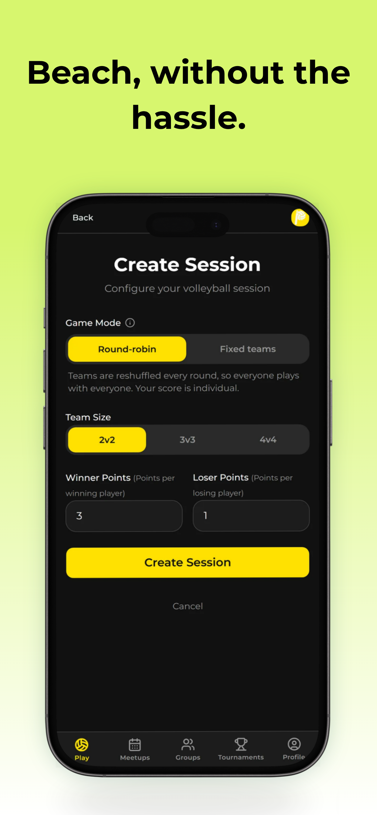 Punto Volley screenshot 3
