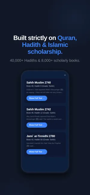 Daleel AI - Quran & Hadith iPhone screenshot 3