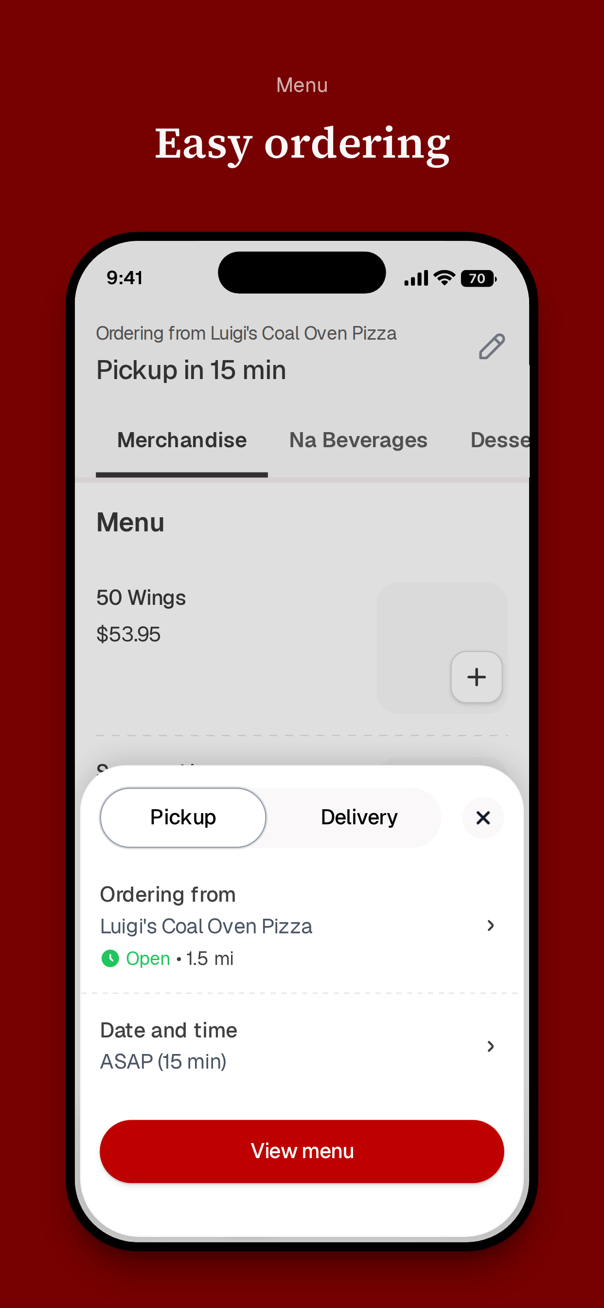 Luigi's Coal Oven Pizza screenshot 3