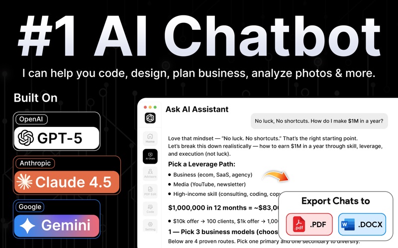 Chatbot: Ask AI Anything app screenshot