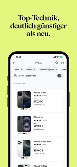 Screenshot von Back Market, Kaufen & Tauschen auf dem iPhone 2