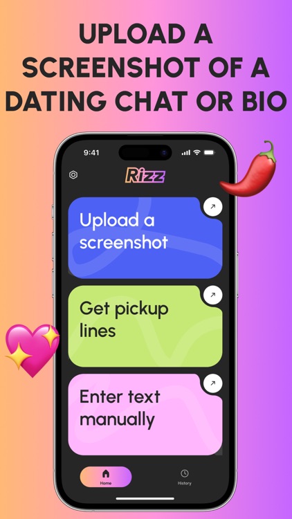 Rizz AI App - Flirt Assistant