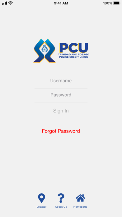 POLICE CREDIT UNION Screenshot