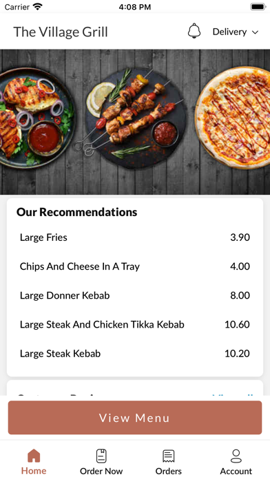 The Village Grill. Screenshot