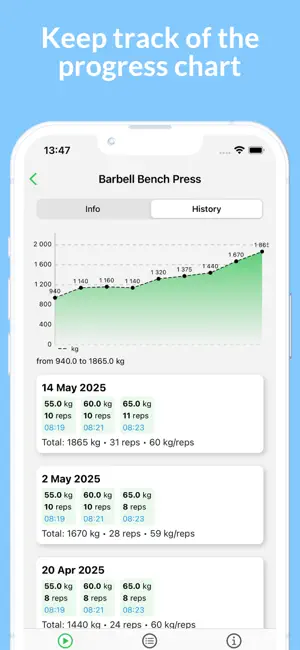 FitHistory: Workout Tracker screenshot 4