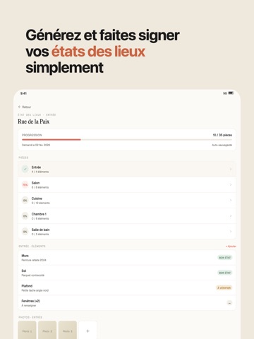 QeeZ · Gestion Locative iPad screenshot