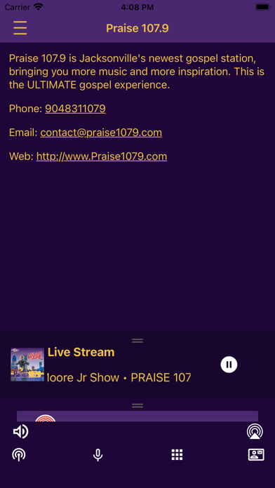 Praise 107.9 Screenshot 3 - AppWisp.com Praise 107.9 Screenshot 3 - AppWisp.com