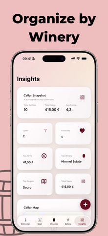葡萄酒Vault: 识别追踪 screenshot