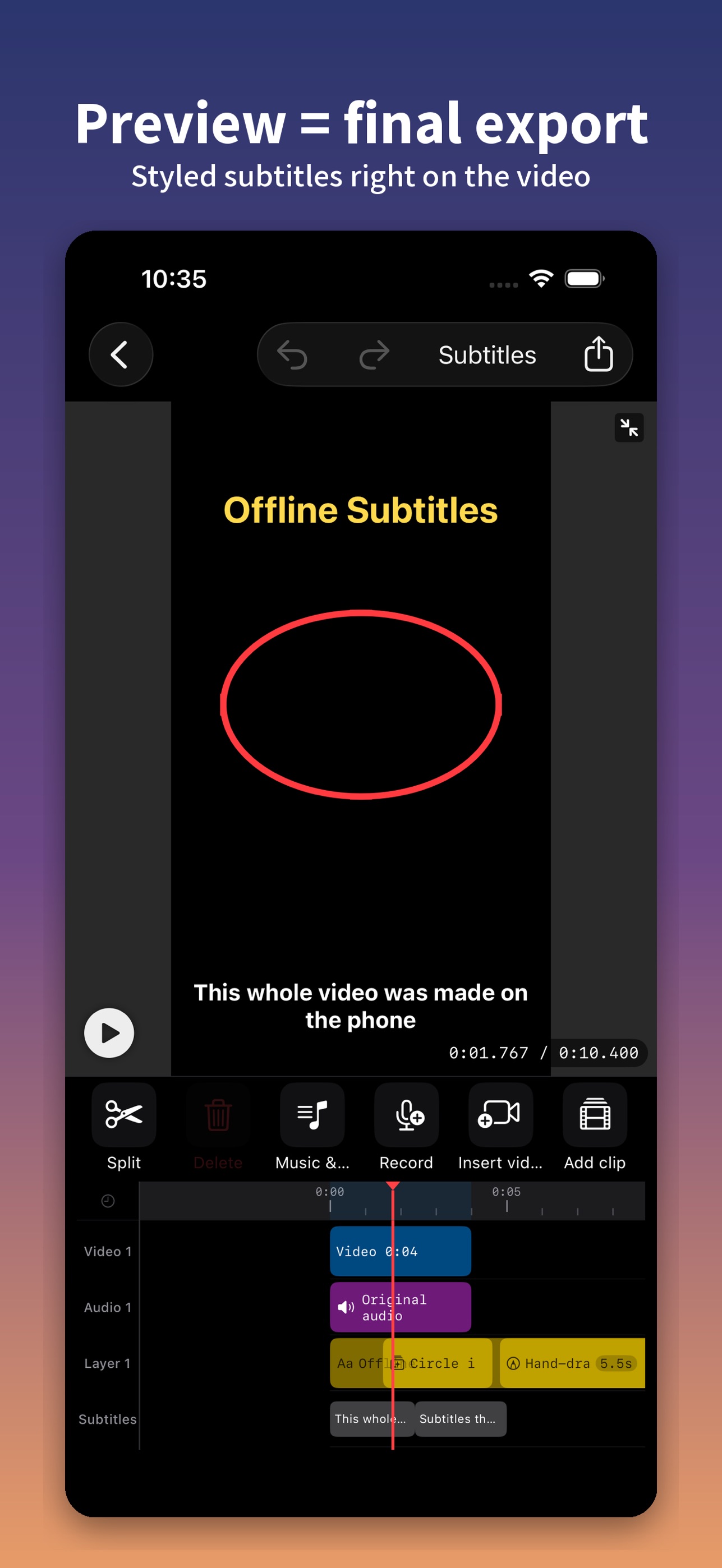 Screenshot 4 of Lunevo - Offline Subtitles