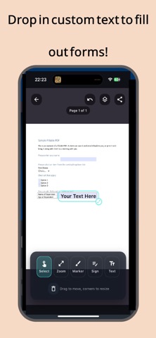 JiffyPDF iPhone screenshot