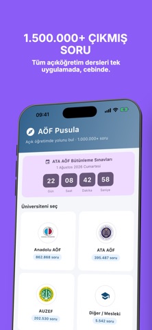 AÖF Pusula: Çıkmış Sorular 스크린샷 1