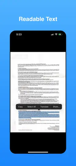 Скриншот PDF Scanner - Easy Scan PDF на iPhone 4