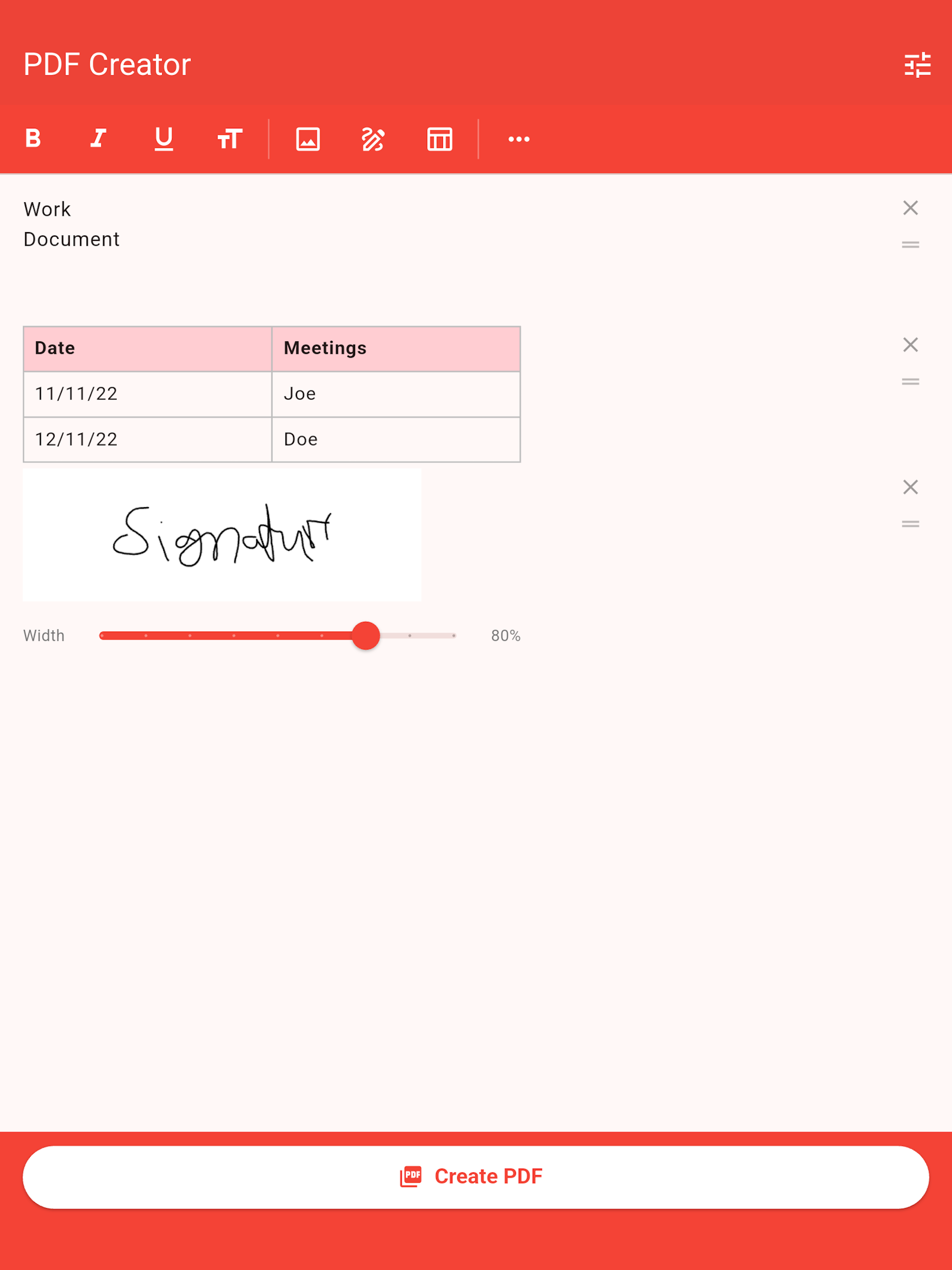 PDF Creator Simple & Fast screenshot 5