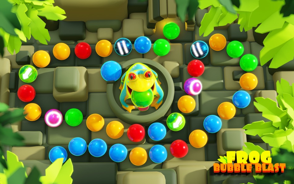 #1. Frog Bubble Blast: Match & Pop (macOS) 由: Virplay, TOO
