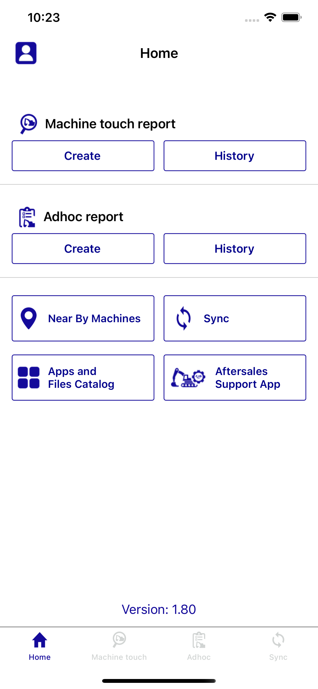 Komatsu Machine Touch App