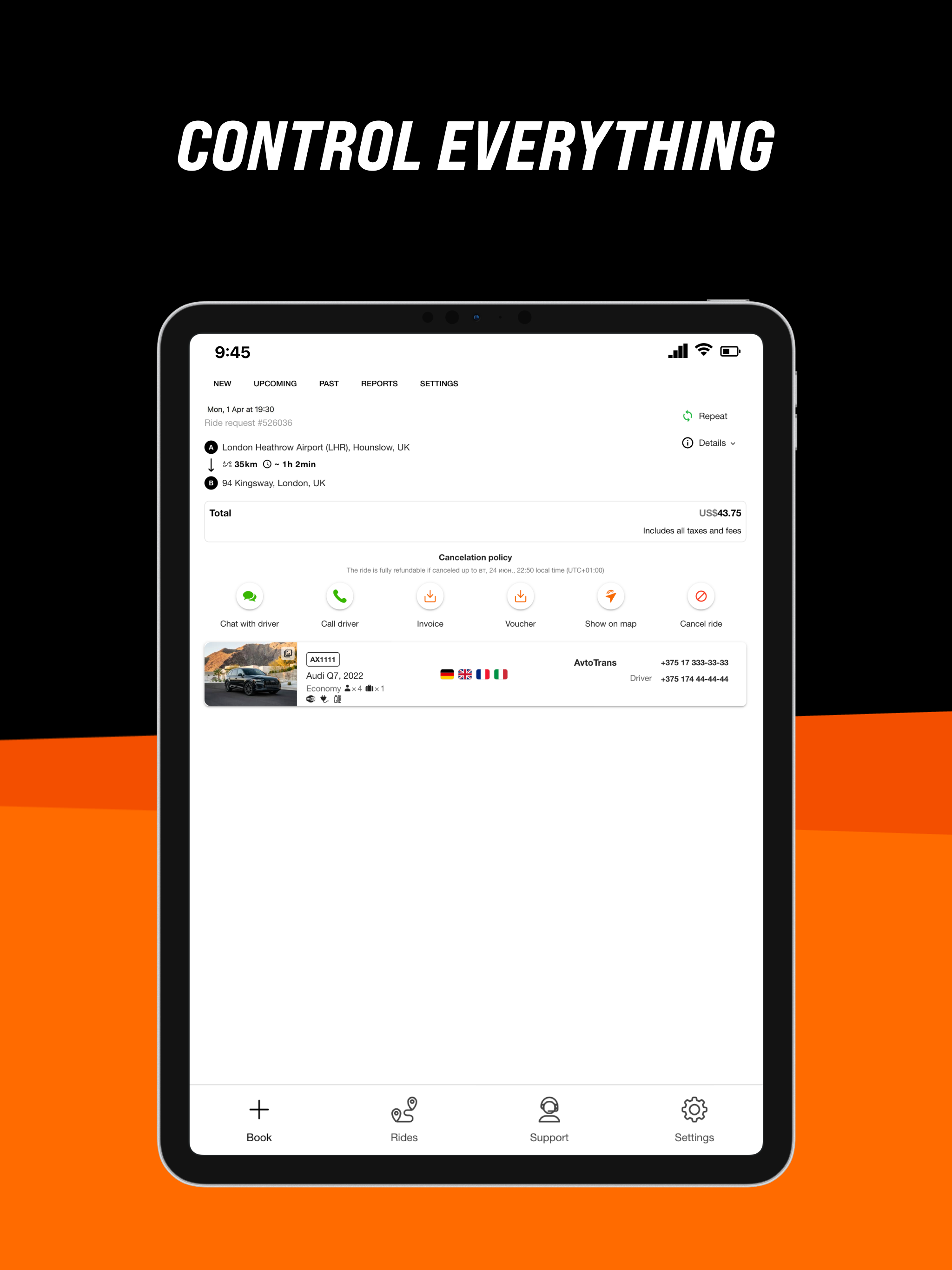 GetTransfer: Transfers & Rides