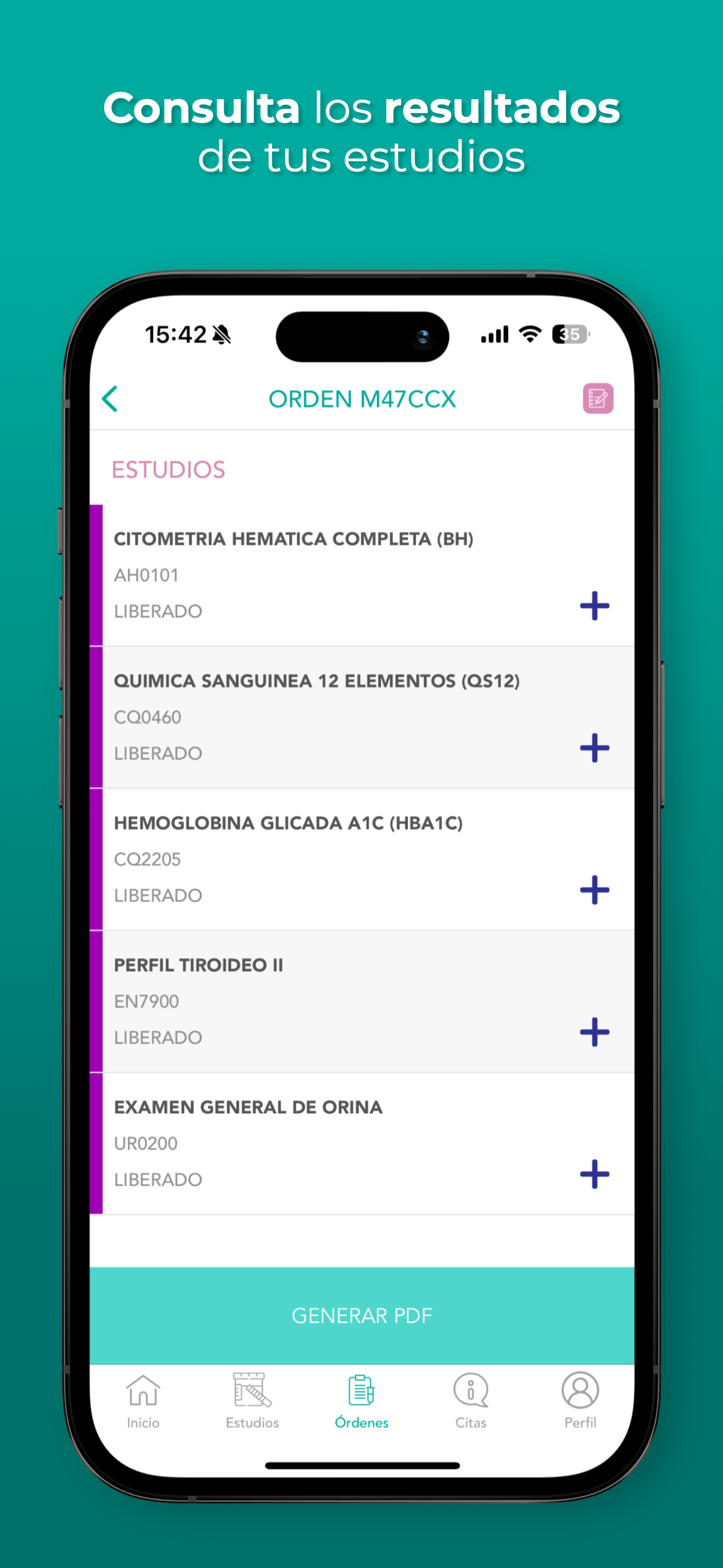 Laboratorio Proquimed screenshot 5